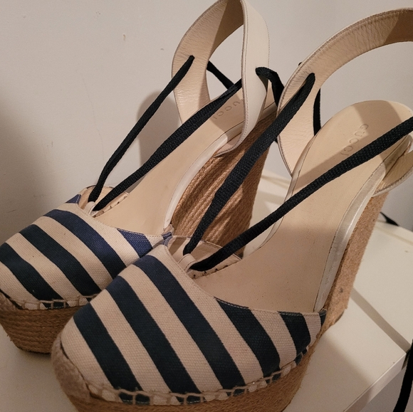 Gucci size 11 blue and white canvas - Picture 5 of 6